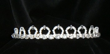 Diamante & Pearl Beads Tiara